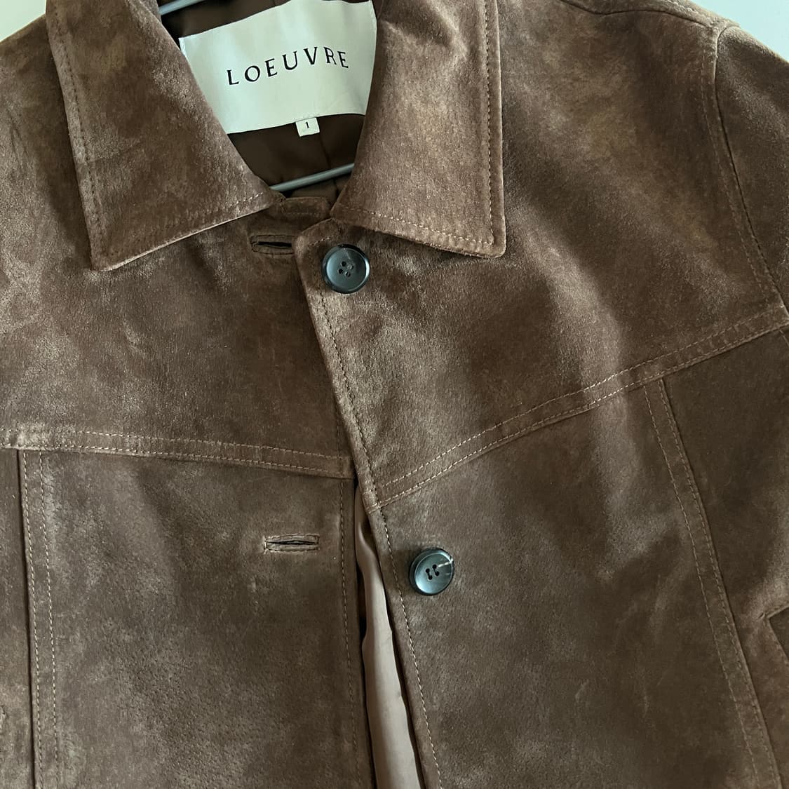 루에브르 리얼레더 스웨이드 자켓 / 리본빛 아우브아워 호와스 드파운드 상품이미지3