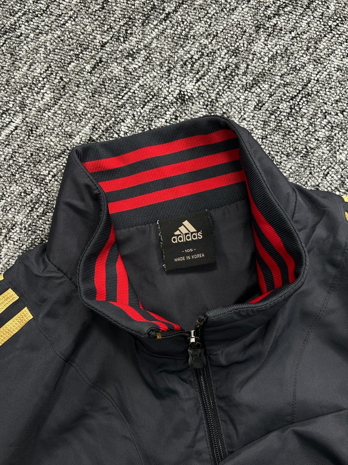 아디다스 올드스쿨 프로페셔널 골드 트랙탑 바람막이 XL 상품이미지6