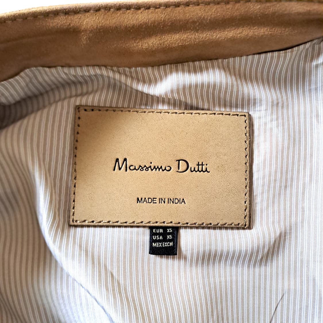 (여성 택포) 마시모두띠 고트스킨 스웨이드 자켓 B607 상품이미지8