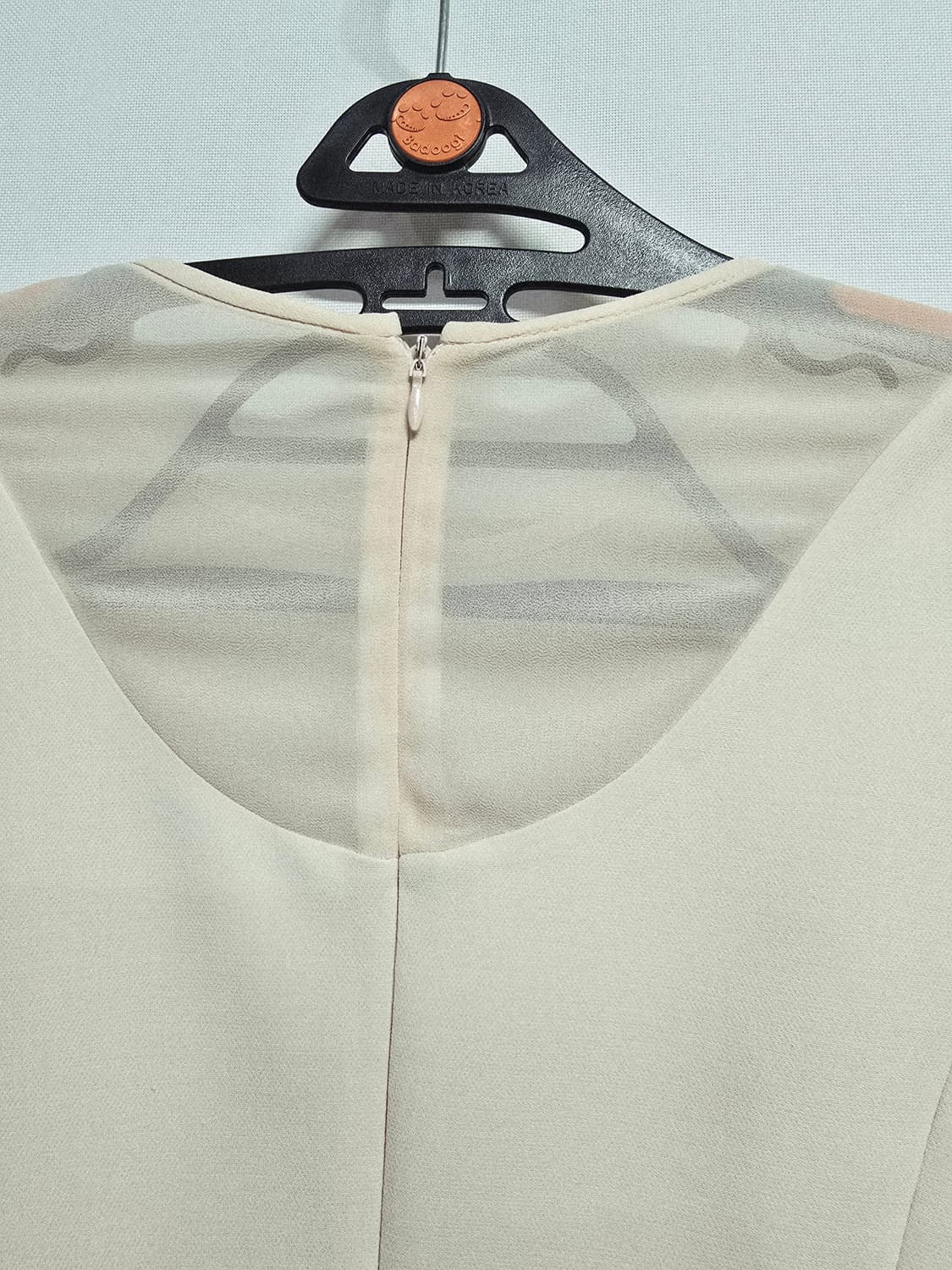 새상품 케네스레이디 아이보리 레이스 장식 원피스 상품이미지7