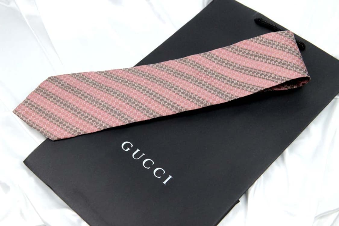  구찌 9.3cm A등급 GG로고 클래식 남자 명품 넥타이 상품이미지1