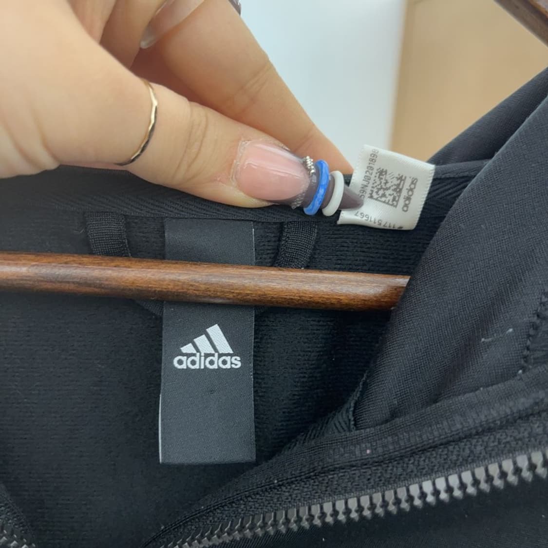 아디다스 올드스쿨 빈티지 후드 져지 집업 100 C07976 상품이미지5