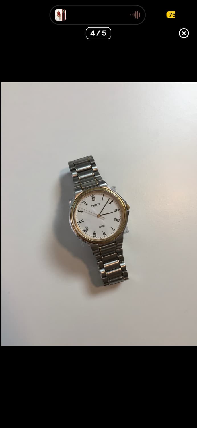 90s seiko spirit roman index combi 상품이미지4