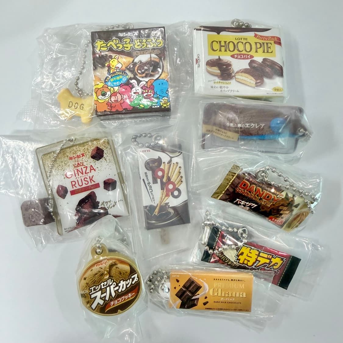 일본 초콜릿 과자 아이스크림 가챠 9개 일괄 상품이미지1