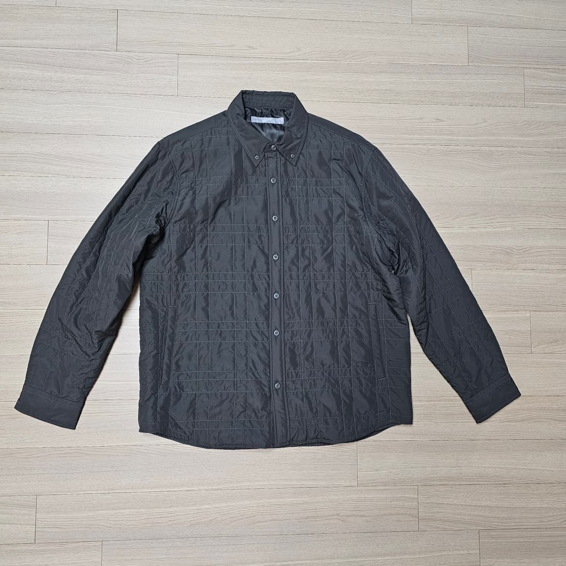 XL 새제품) 에잇세컨즈 셔츠 셔켓 자켓 간절기 다크그레이 카키 105 상품이미지1