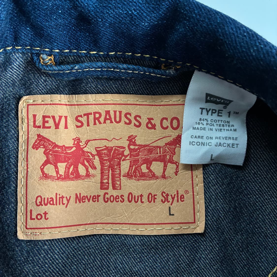 Levi's USA TYBE 1 대님 트러커 자켓 상품이미지7