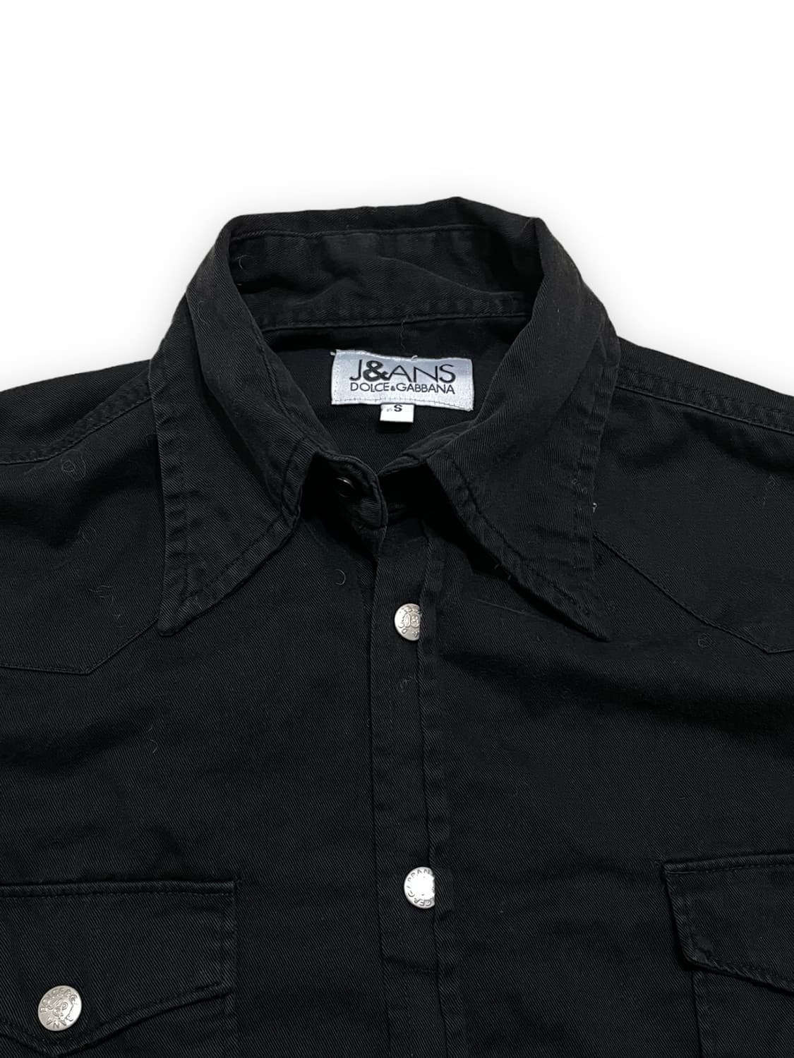 돌체앤가바나 90s 웨스턴 코튼혼방 셔츠 (남녀공용 상품이미지4