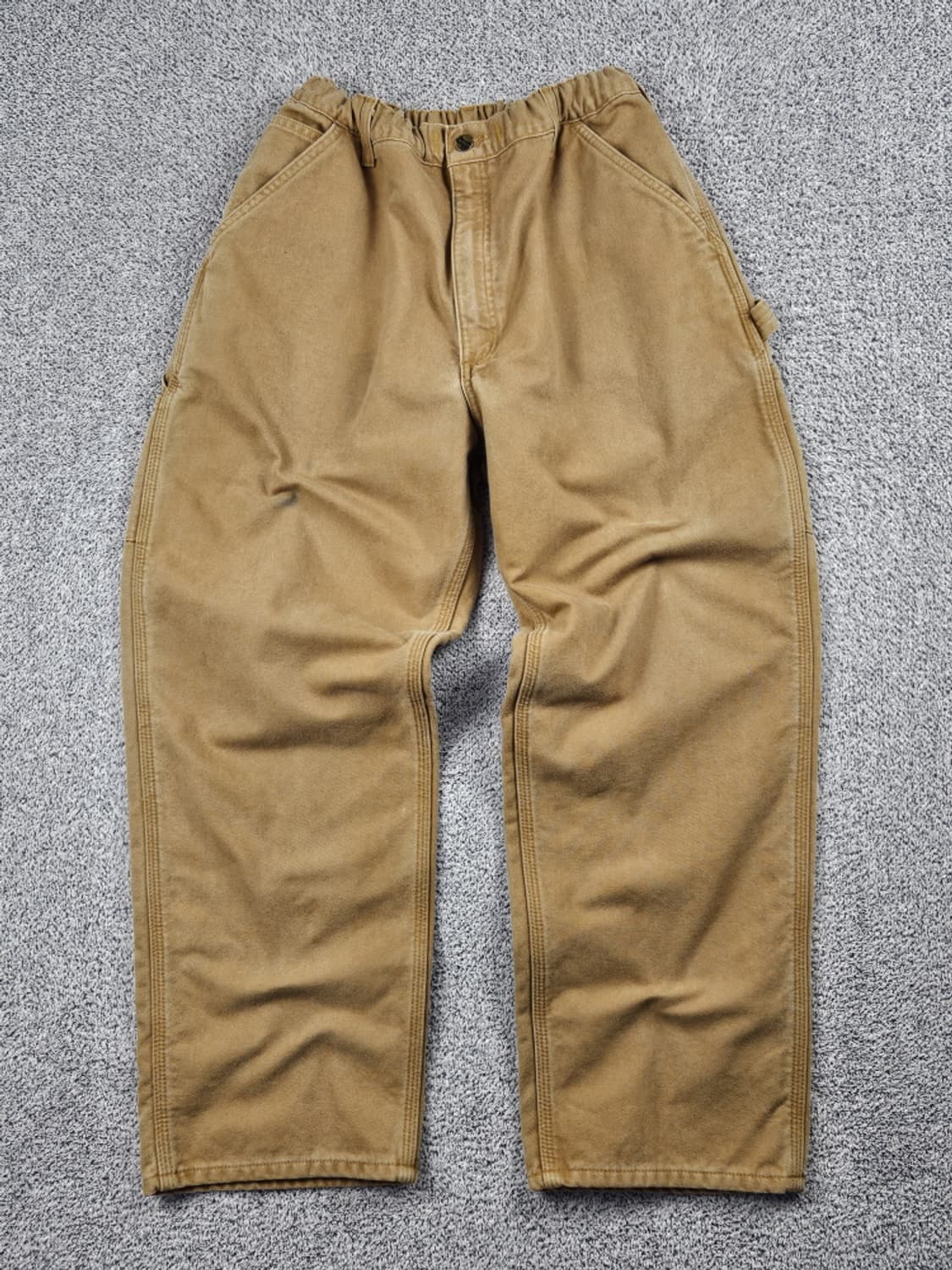 칼하트 헤비 플란넬 밴딩 커스텀 카펜터 팬츠 (40X30) / 10553 상품이미지3