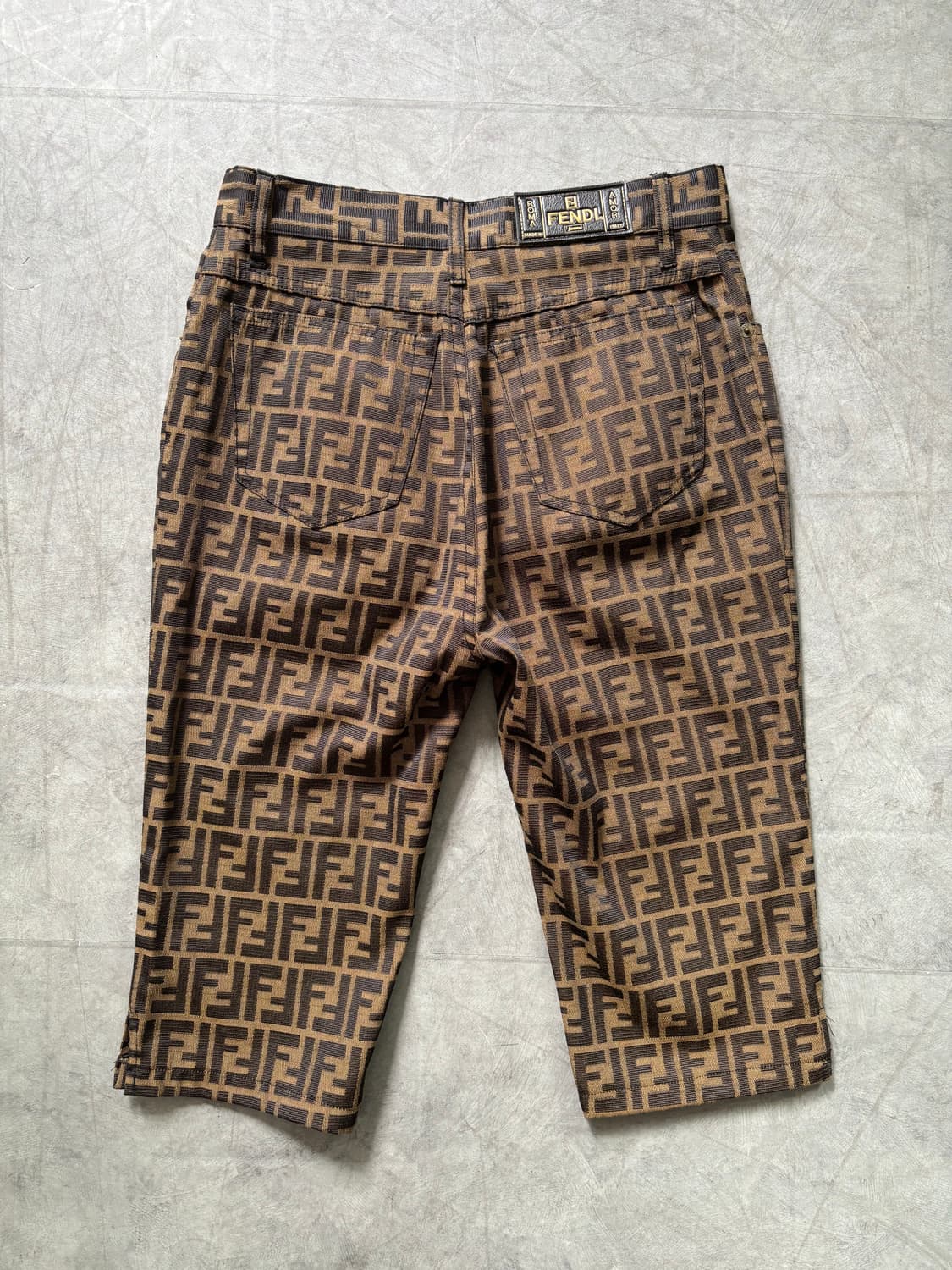Fendi 펜디 브라운 FF 모노그램 팬츠 상품이미지8