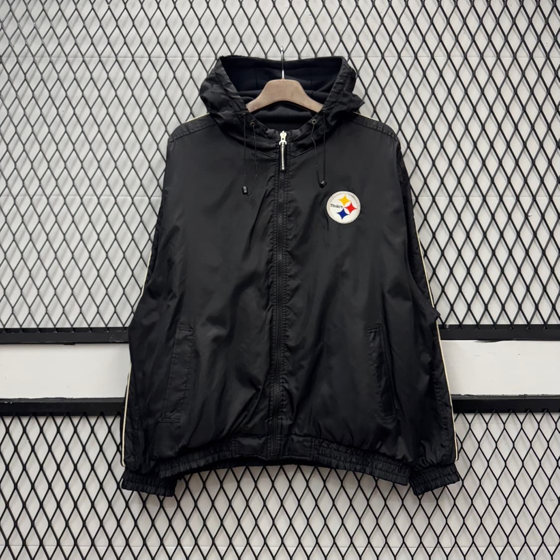 NFL X STEELERS 리버시블 바람막이 플리스 자켓 상품이미지1