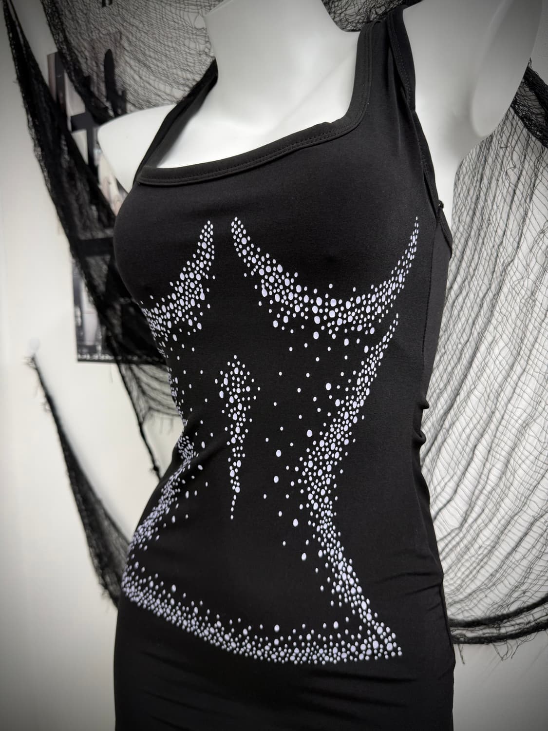 Gal mood printing sleeveless onepiece 상품이미지3