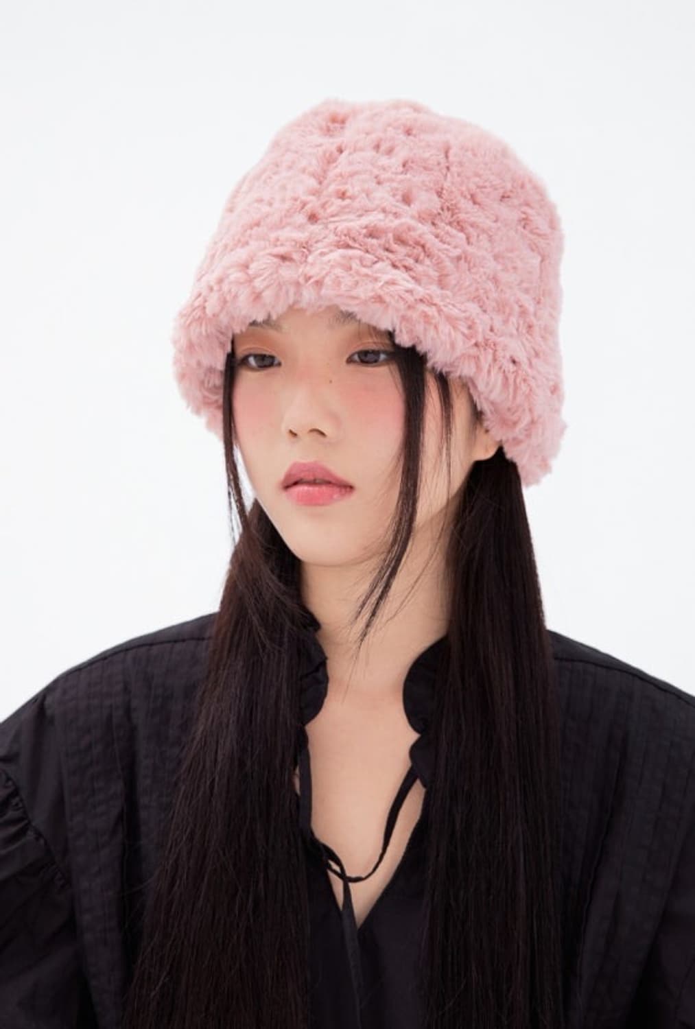 네임리스캣 플러피 햇 로즈 상품이미지2