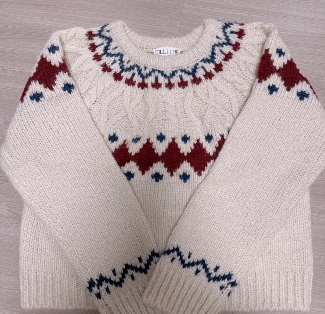 틸아이다이 Dia 트위스트 노르딕 니트  상품이미지4