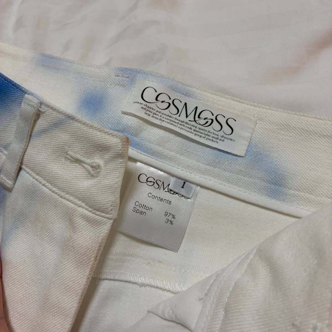 COSMOSS 코스모스 프린티트 코튼 데님 1 상품이미지5