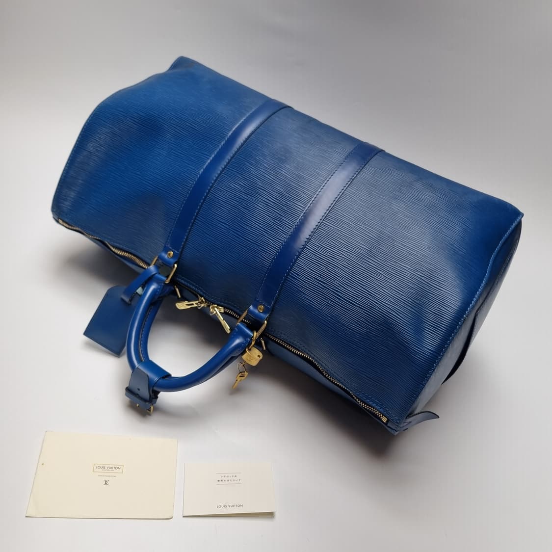 루이비통 키폴50 에삐 보스턴백 블루 (최상급, 남여공용, 여행가방) 상품이미지6