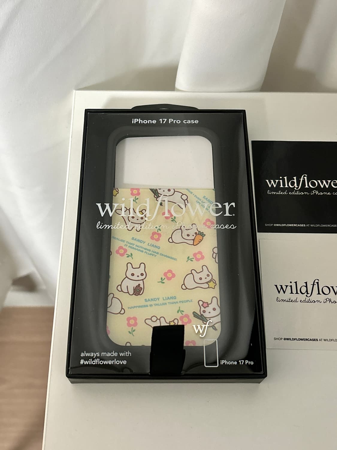 와일드플라워 샌디리앙 콜라보 케이스 새상품 바로배송 상품이미지2