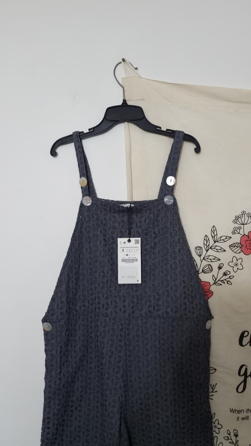 ZARA 아일렛 점프수트S(새상품  상품이미지3