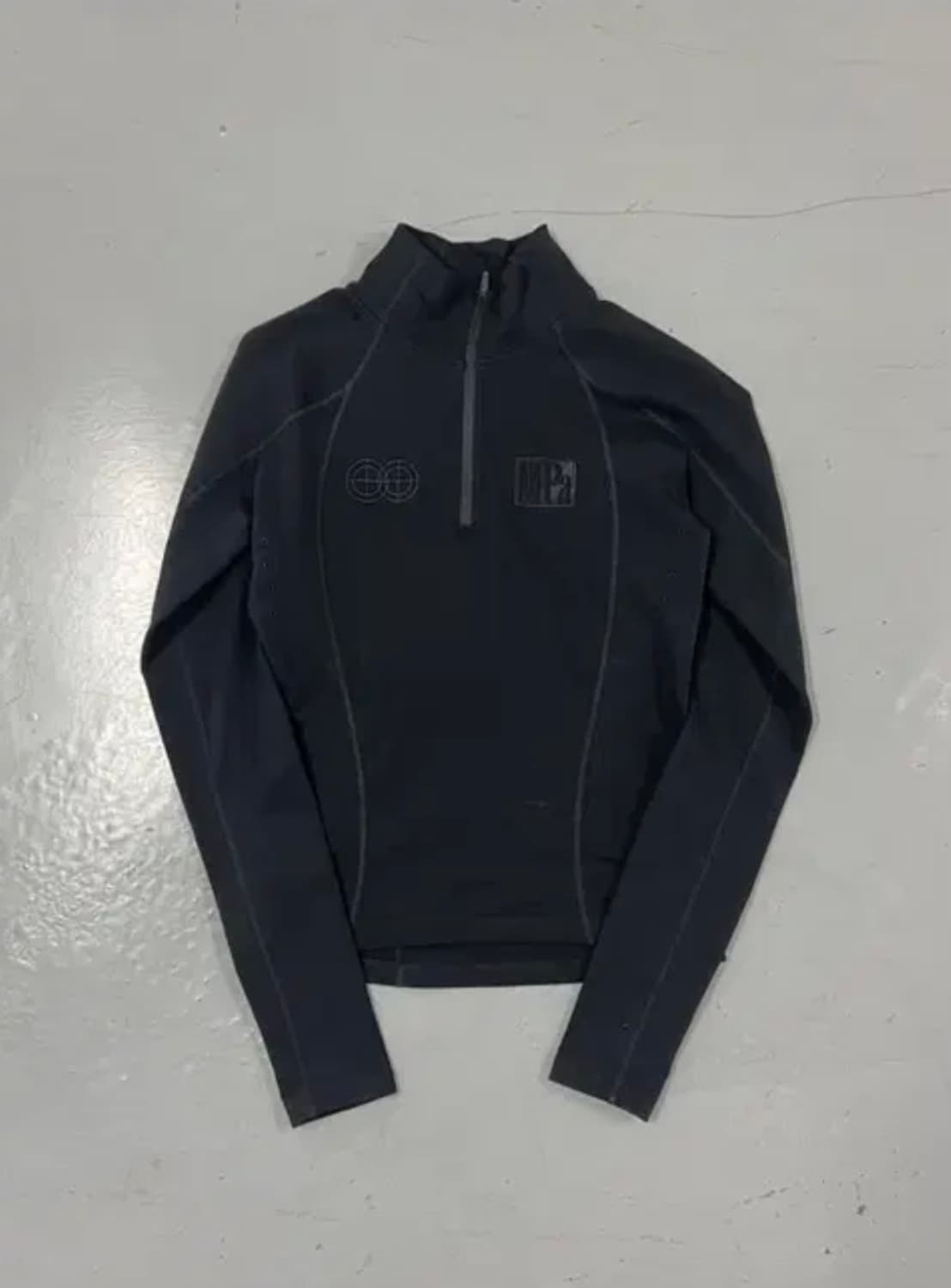 플라스틱프로덕트 여성 반집업 블랙 상품이미지1