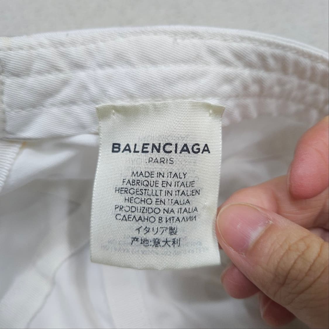 발렌시아가 볼캡 화이트 상품이미지7