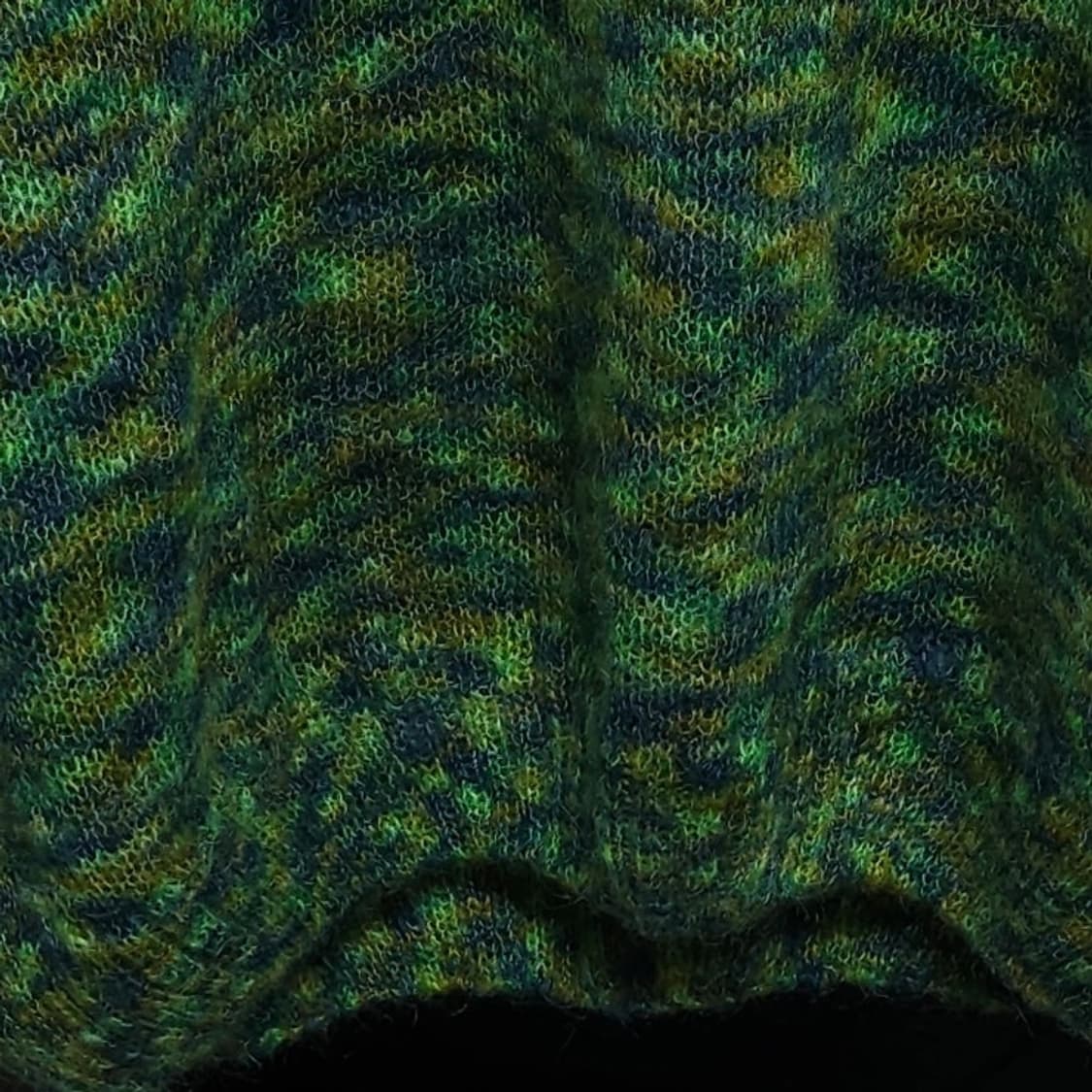 Gimaguas 기마구아스 모헤어 믹스 니트 그린 멀티컬러 L사이즈# 상품이미지4