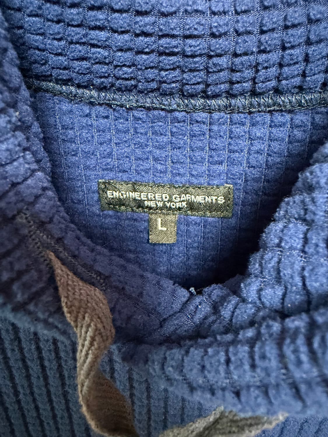 엔지니어드 가먼츠 풀 오버 와플 후디 블루 (L) 상품이미지3