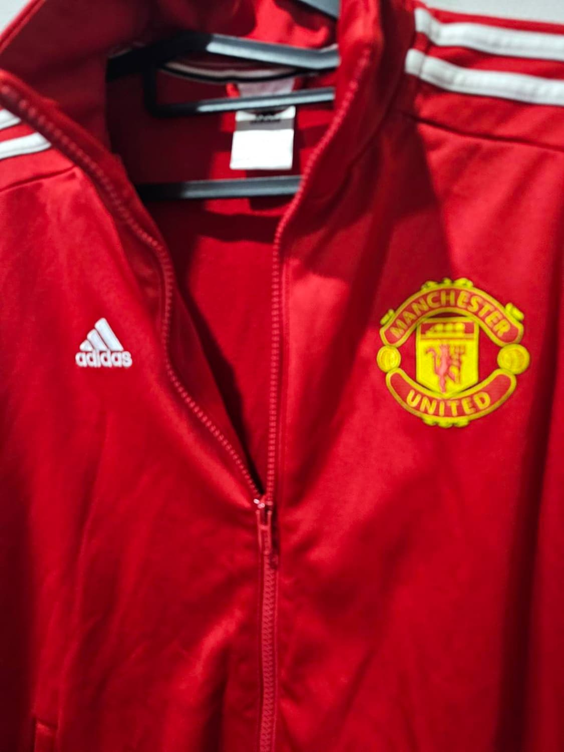 아디다스 맨유 빨흰 트랙탑 져지집업 105 / XL 상품이미지3