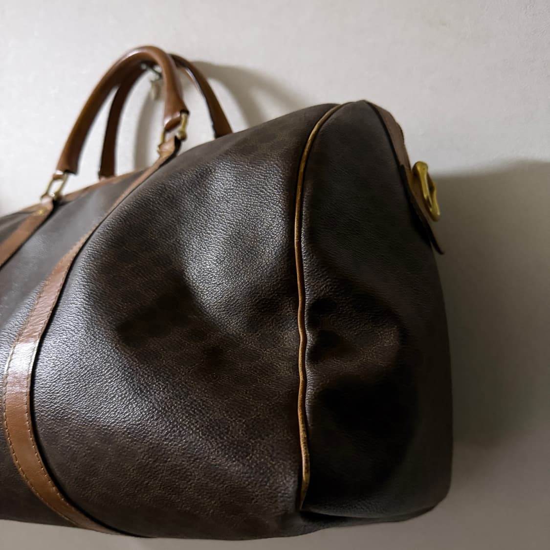 빈티지 셀린느 마카담 패턴 보스턴 여행구 상품이미지7