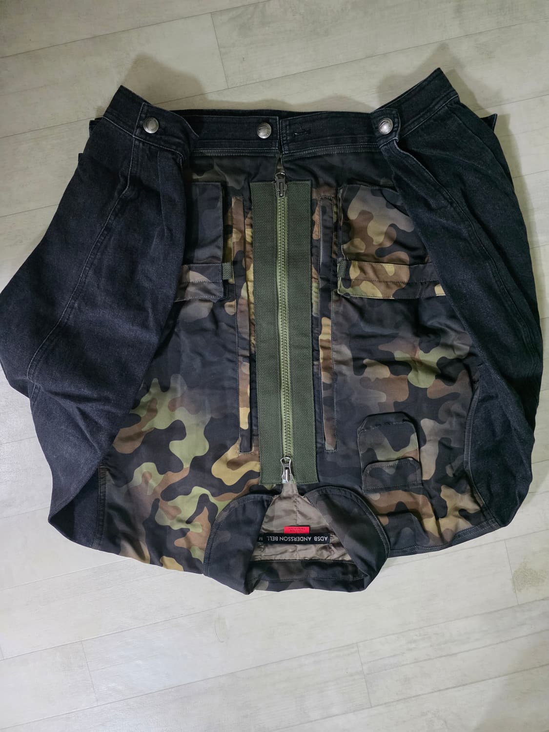 앤더슨벨 카모플라주 집업 데님 자켓 M 상품이미지1