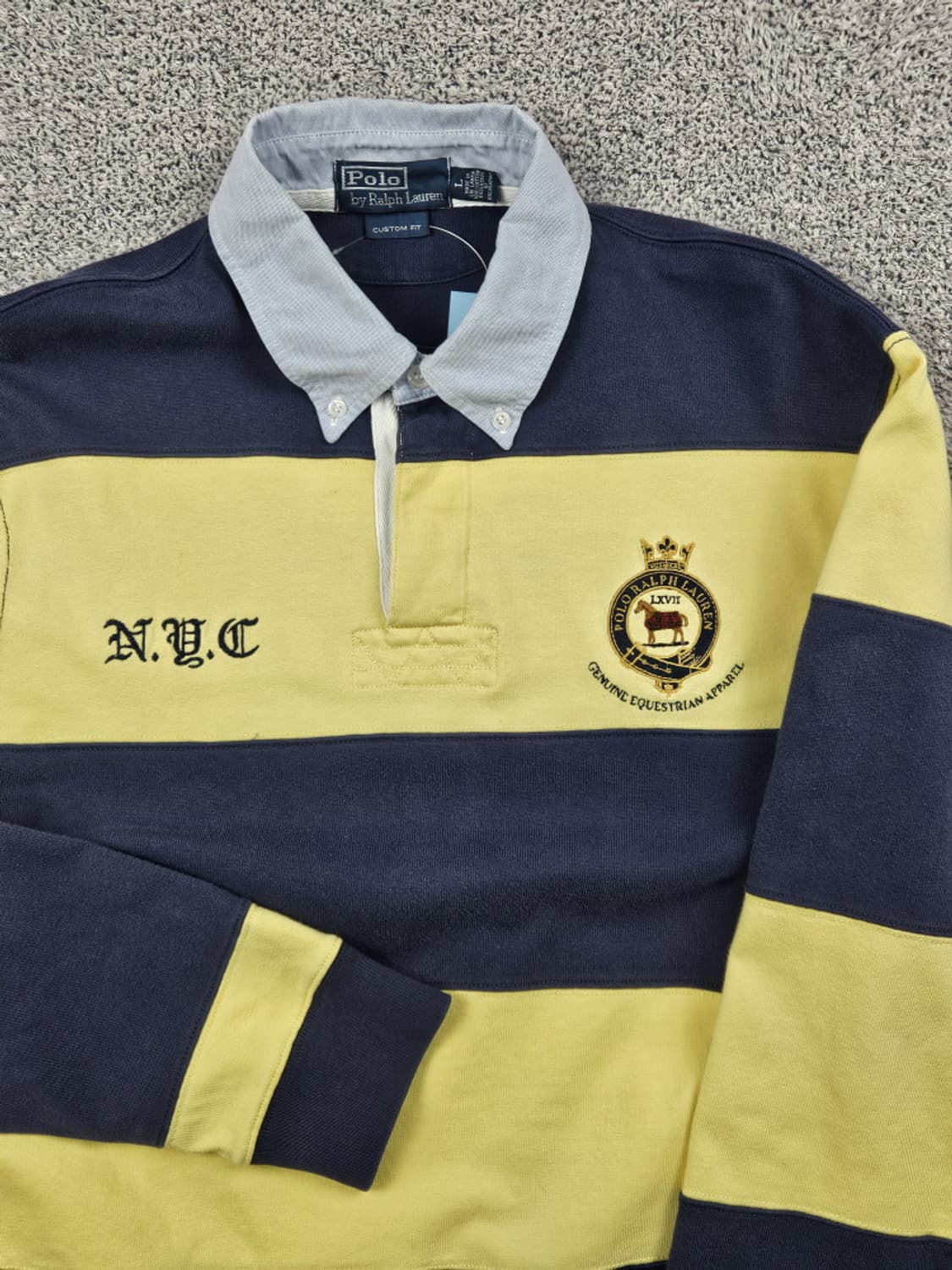 폴로랄프로렌 스트라이프 패턴 럭비 티셔츠 ( L ) / 10357 상품이미지6