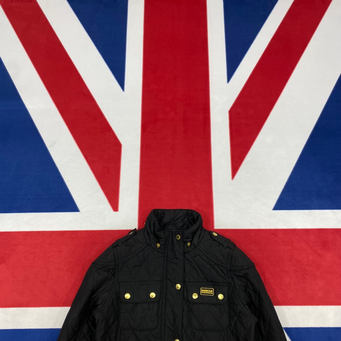 바버 인터내셔널 엔듀로 퀼팅자켓 uk8 실측 여성 44-55  상품이미지2