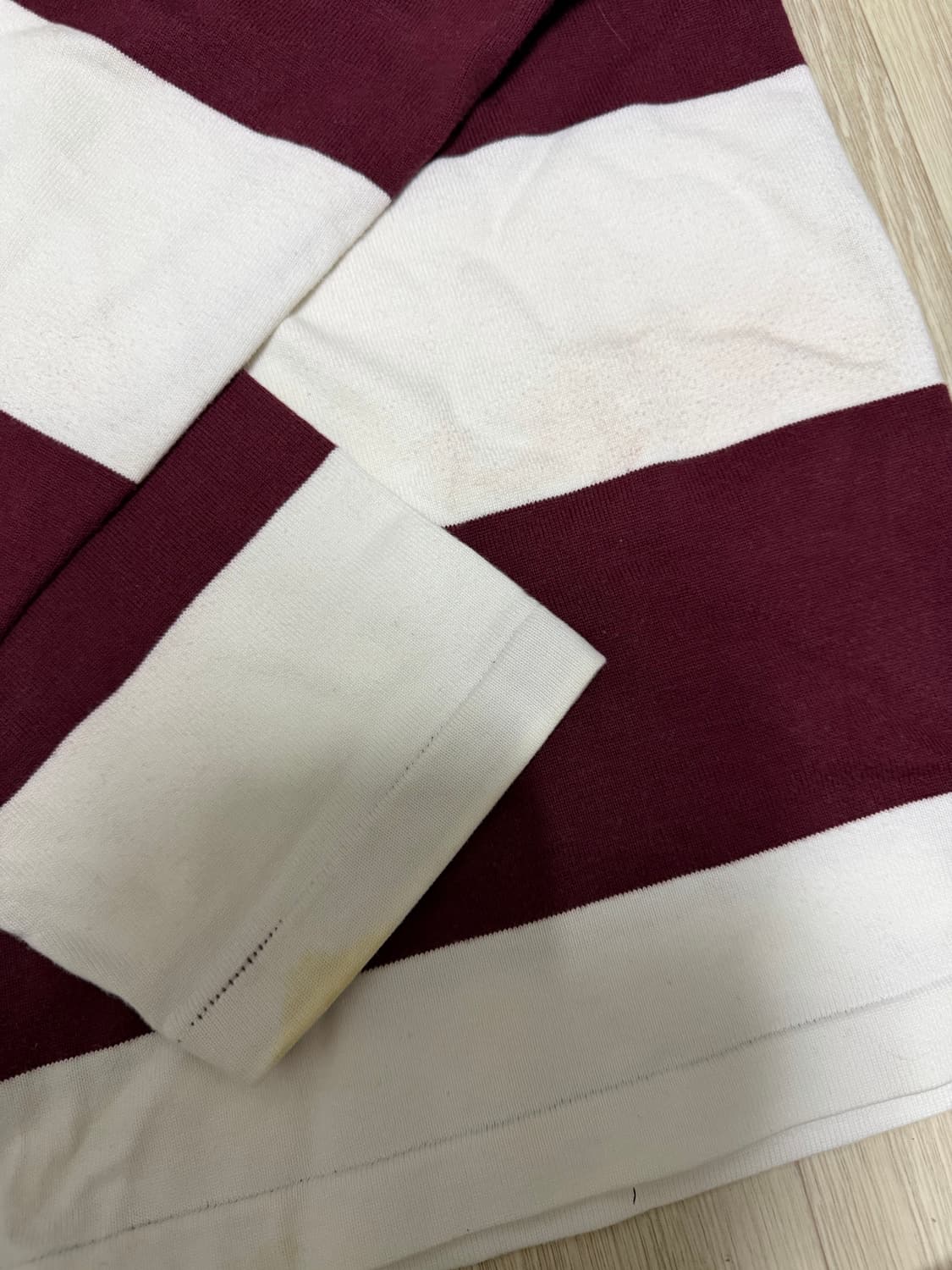 엣라코 버건디 보더티44 상품이미지4