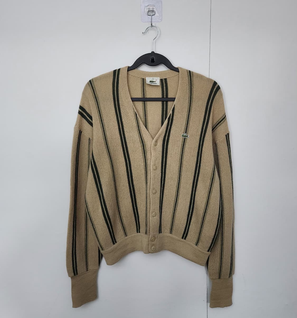 라코스테 100 니트가디건 브이넥가디건 상품이미지1