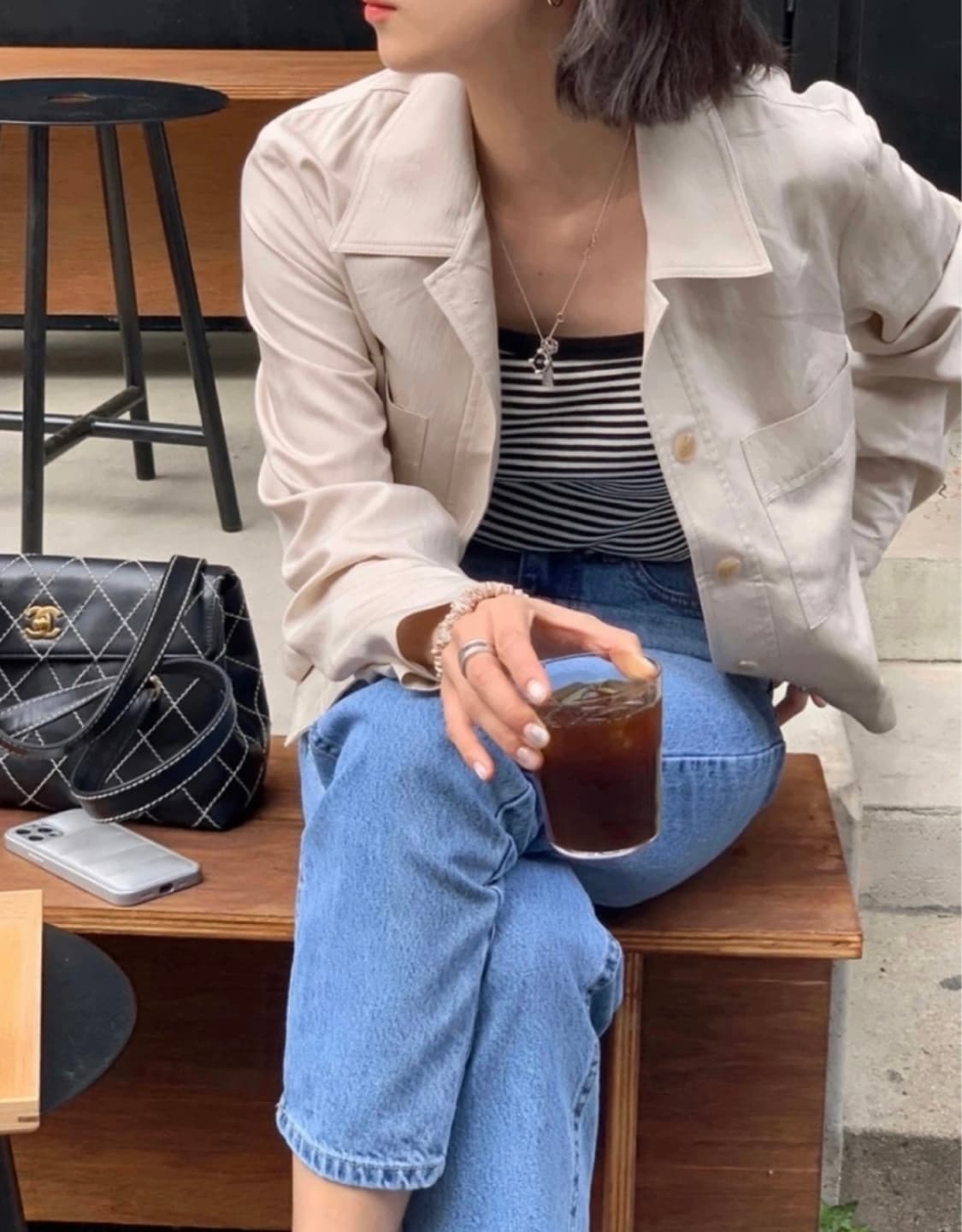 에이치모드 베이지셔츠 상품이미지5