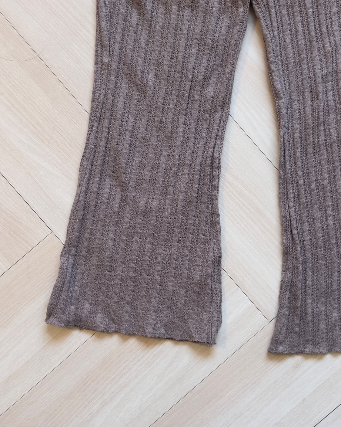 [w closet] cotton blend knit pants  상품이미지4