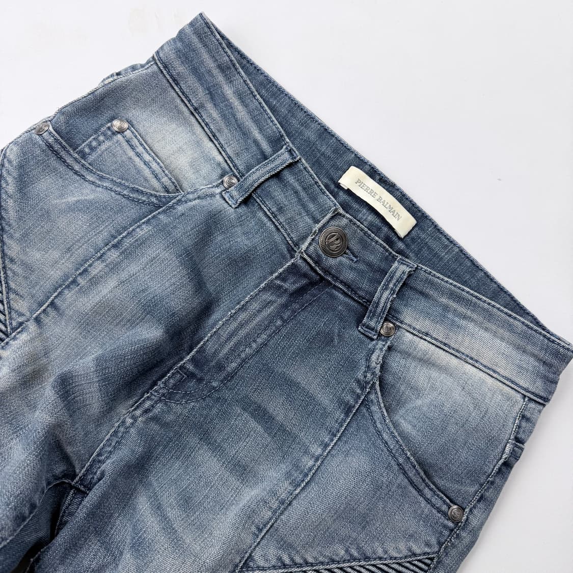 발망 바이커 데님팬츠 (28) 상품이미지4