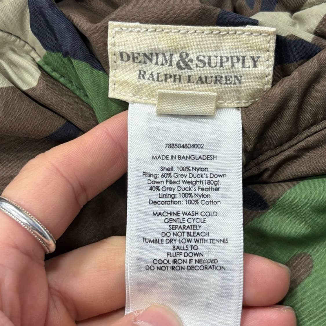 데님앤서플라이랄프로렌 리버시블 패딩 베스트 v2578 상품이미지10