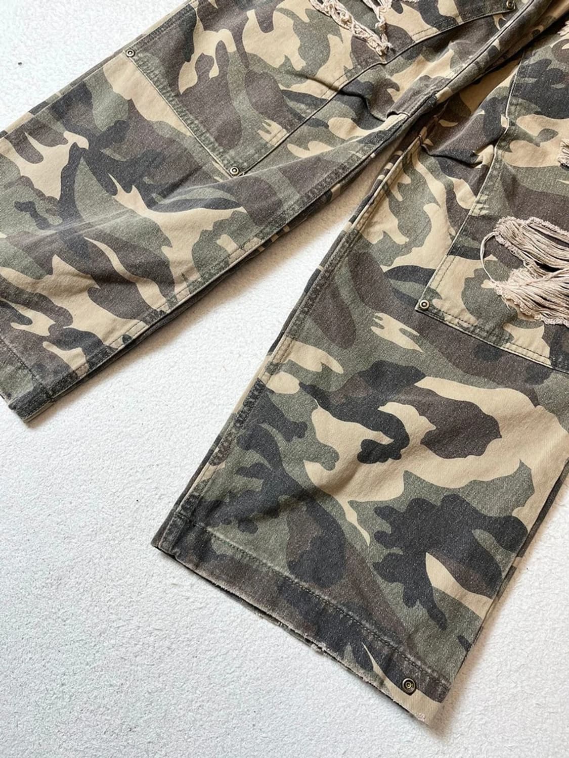 이티씨이 ETCE 24FW 더블니 디스트로이드 팬츠 PN7113 상품이미지5