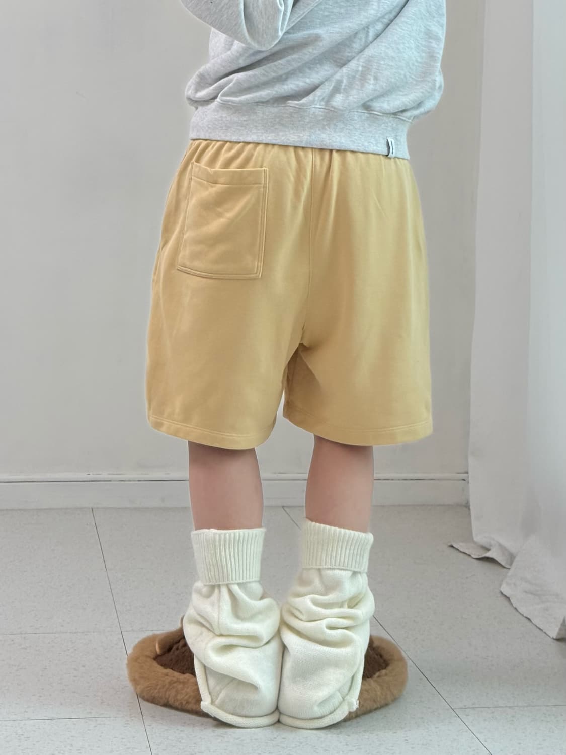 조던 옐로우 베이지 반바지 상품이미지4