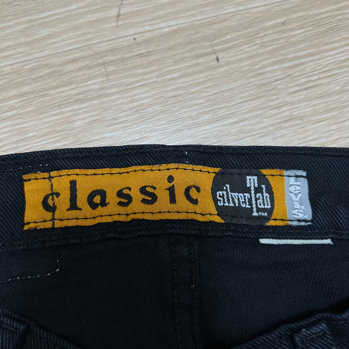 리바이스 여성 실버탭 클래식 스트레이트 데님팬츠 청바지 [흑청] 26 상품이미지6