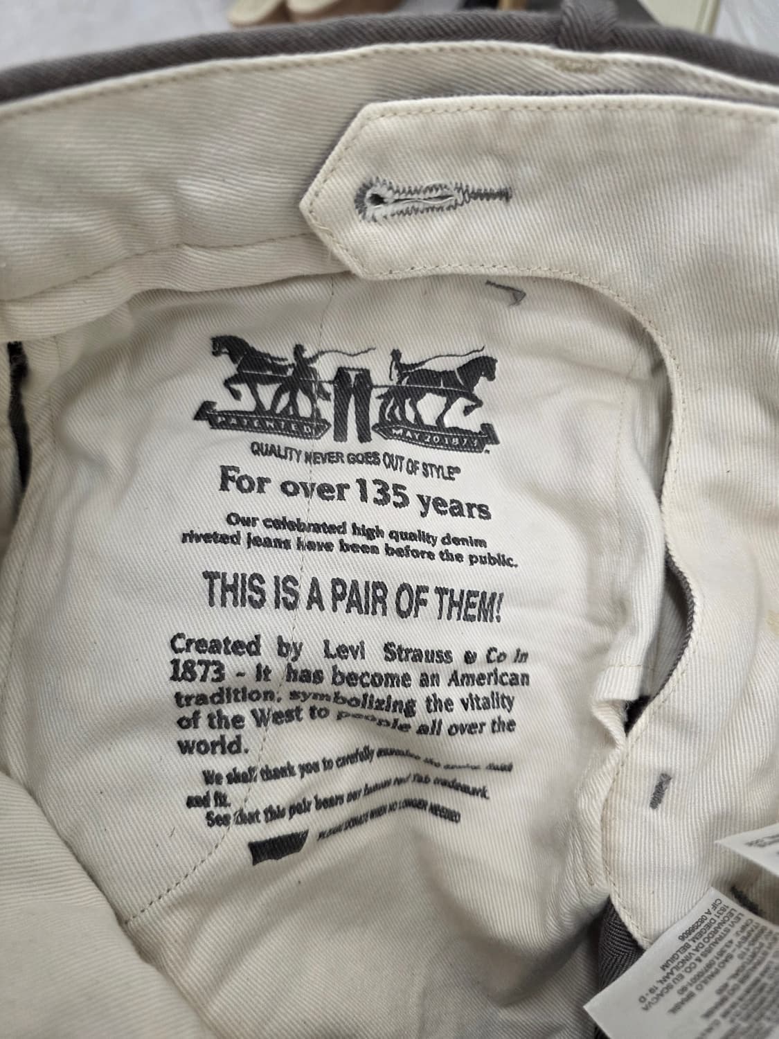 리바이스 남자 봄가을바지.  싸이즈30 상품이미지6