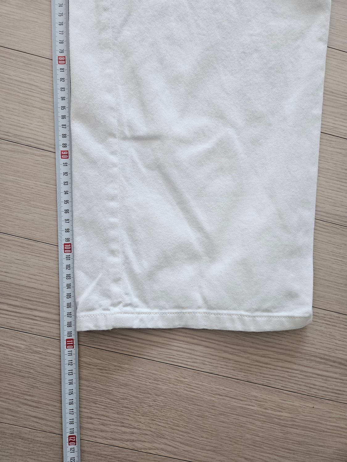 디미트리블랙 화이트면바지 상품이미지4