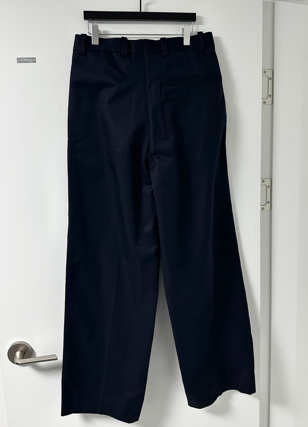 [새상품] 코스 남성 네이비 와이드 원턱 팬츠 상품이미지2