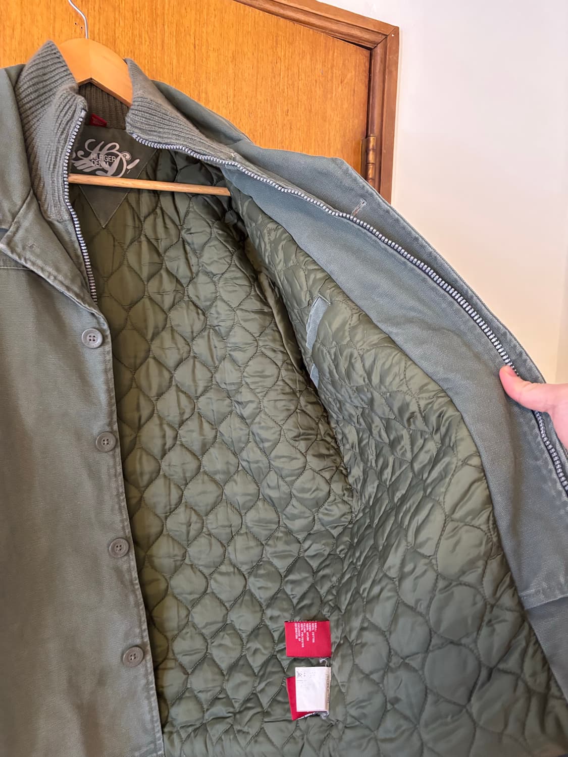 타미힐피거 카키 야상 점퍼 상품이미지4