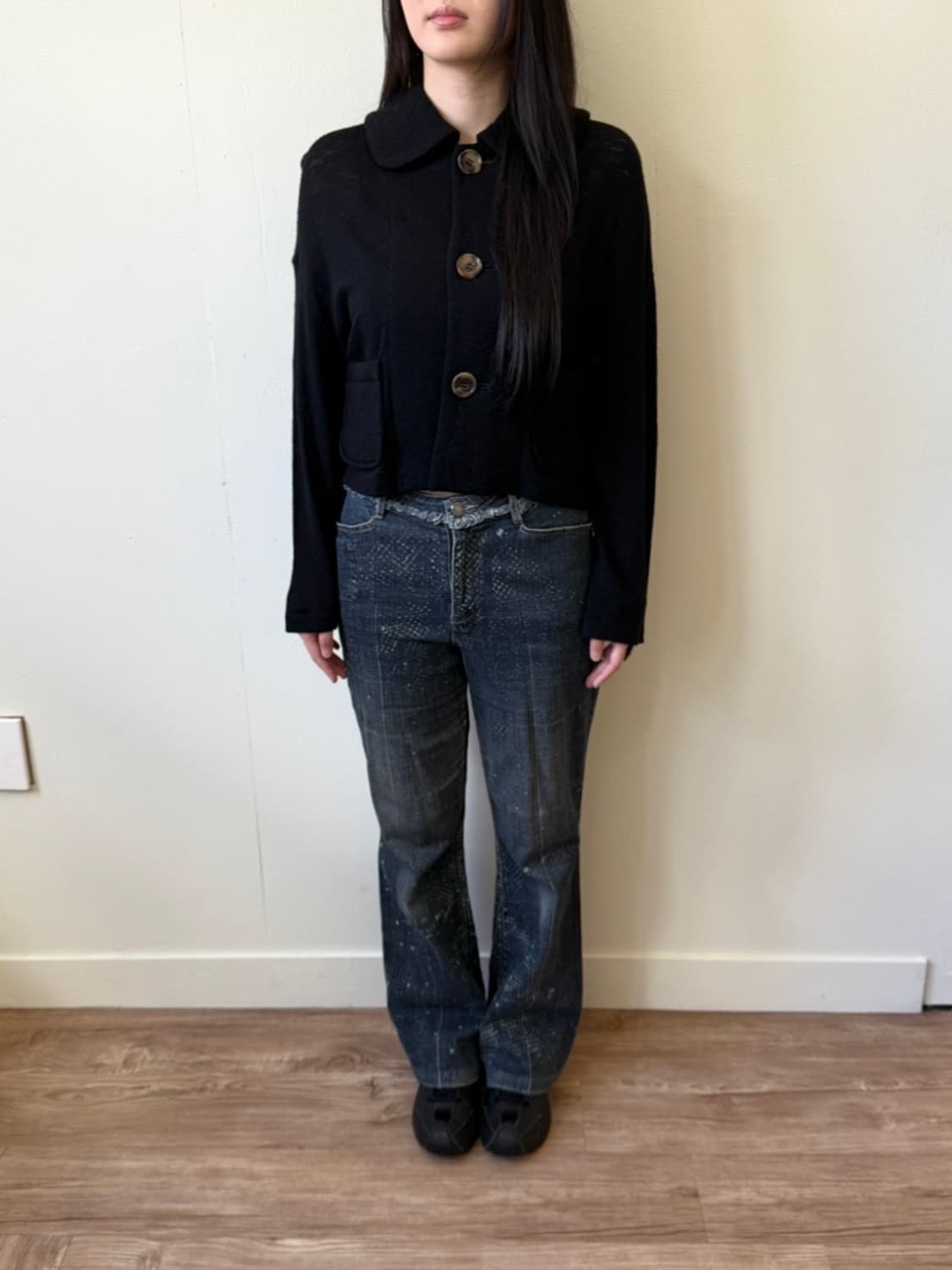 COMME des GARCONS 아카이브 크롭 가디건 상품이미지6