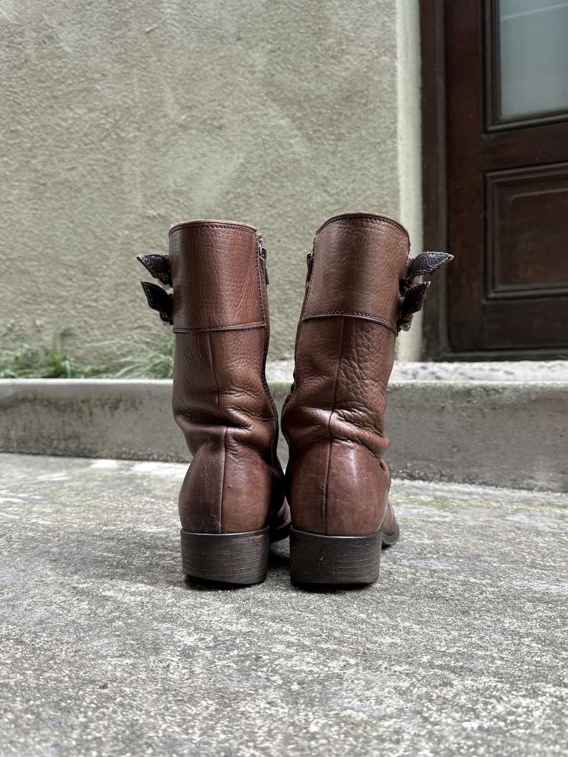 JPN 레더 링클 부츠 상품이미지3