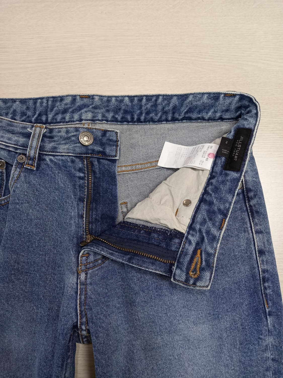 30 JILLSTUART NEWYORK 워싱 스판 슬림일자진 30-263 상품이미지7