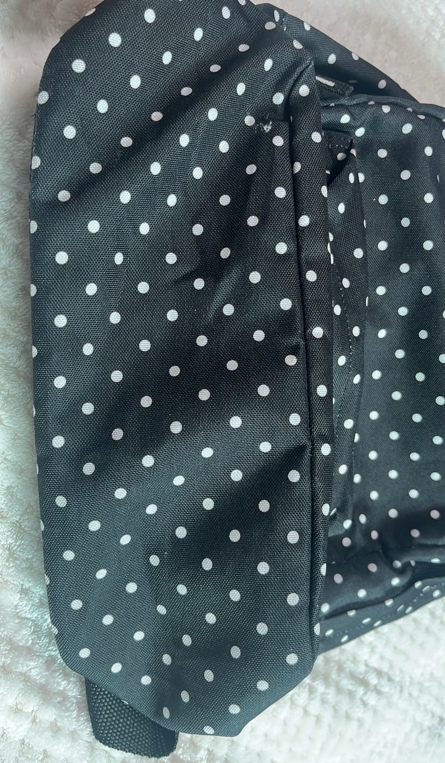 아식스 도트 땡땡이 백팩 블랙 빈티지 상품이미지7