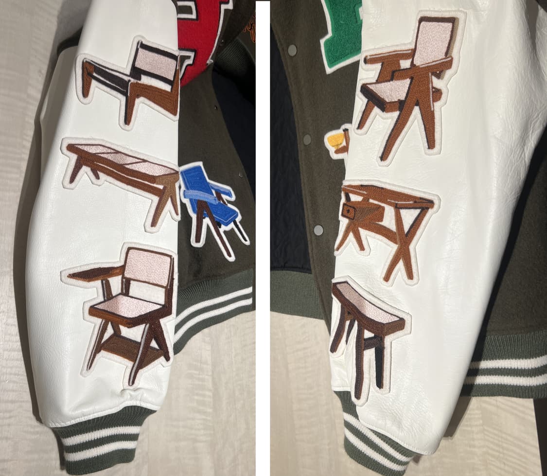 레디메이드 체어 바시티 자켓 사이즈 3 상품이미지4