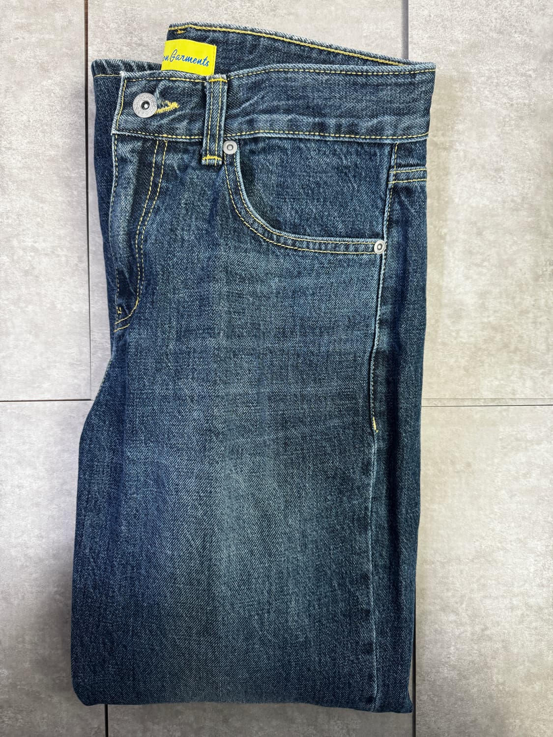 유니온가먼츠 진청데님 28 사이즈 팝니다 상품이미지1