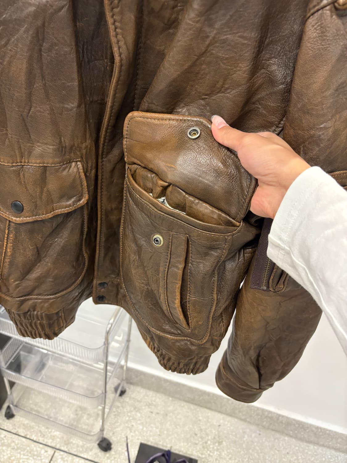 Biwa Broad sheep leather jk 상품이미지4